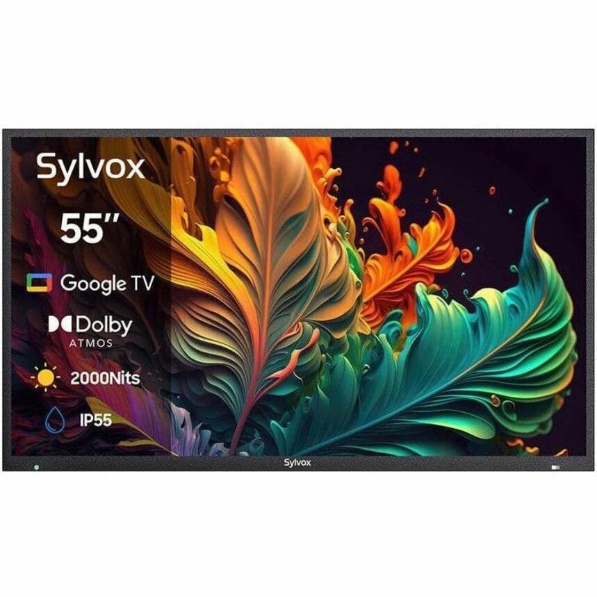 Front Image for SYLVOX Full Sun OQ55A2KHGF 55" Smart LED-LCD TV 2024 - 4K UHDTV - High Dynamic Range (HDR)