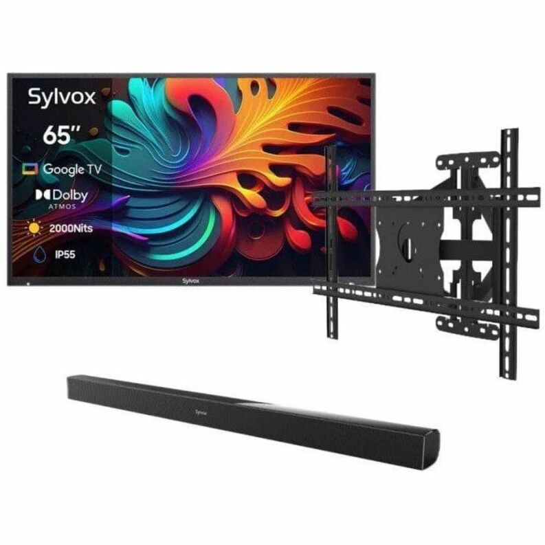 Alternate-Image4 Image for SYLVOX Full Sun OQ65A2KHGF 65" Smart LED-LCD TV 2024 - 4K UHDTV - High Dynamic Range (HDR)