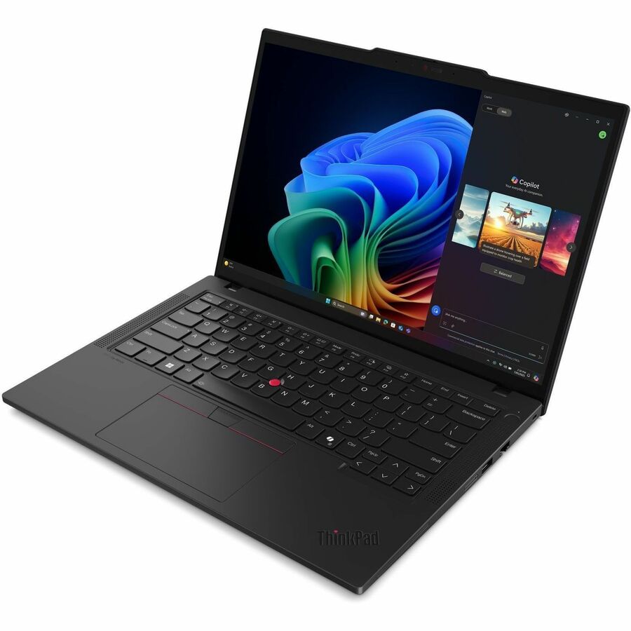 Alternate-Image2 Image for Lenovo ThinkPad T14 Gen 6 21QG002AUS 14" Touchscreen Notebook - WUXGA - Intel Core Ultra 7 2nd Gen 268V - vPro Technology - 32 GB - 1 TB SSD - English (US) Keyboard - Black