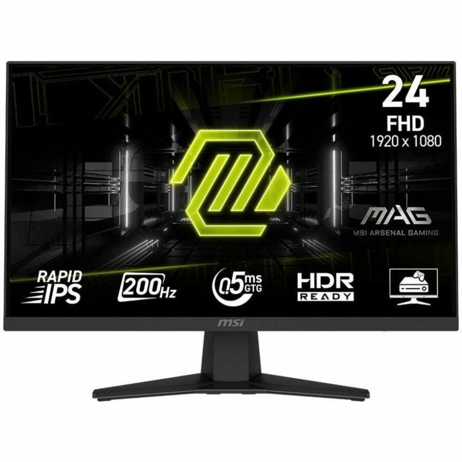 Main Image for MSI MAG 242F - MAG242F - Gaming Monitor - 23.8" Rapid IPS FHD 200Hz FreeSync Premium Display - HDMI - DisplayPort