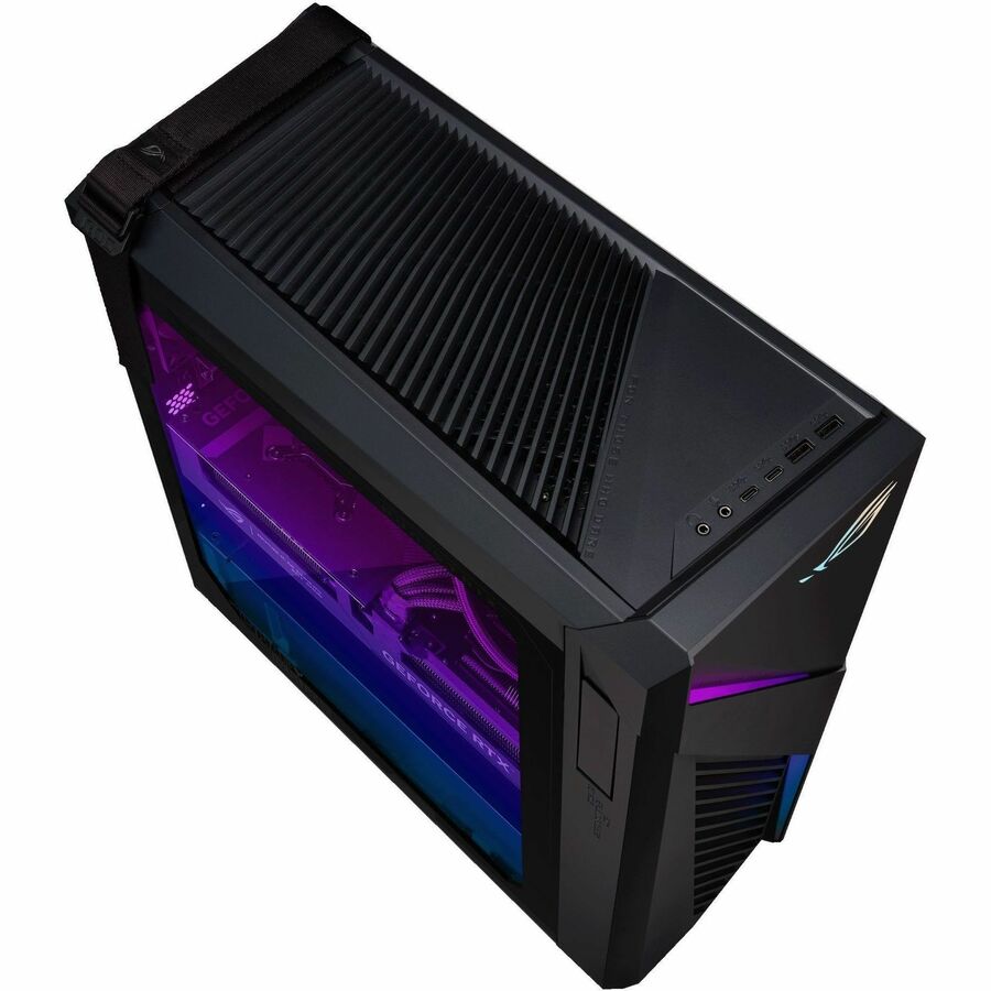 Top Image for Asus ROG G16CHR G16CHR-DS776S Gaming Desktop Computer - Intel Core i7 14th Gen i7-14700F - 32 GB - 1 TB SSD - Mid-tower - Gray