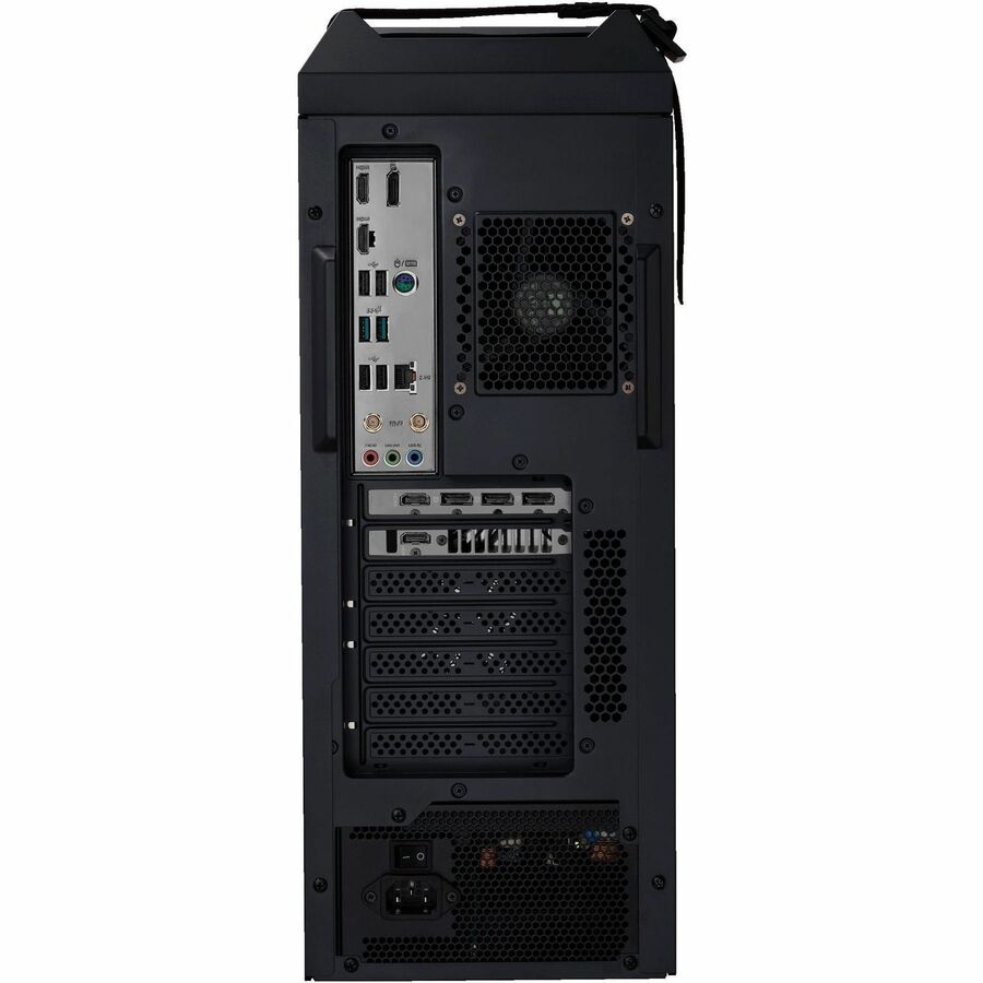 Rear Image for Asus ROG G16CHR G16CHR-DS776S Gaming Desktop Computer - Intel Core i7 14th Gen i7-14700F - 32 GB - 1 TB SSD - Mid-tower - Gray