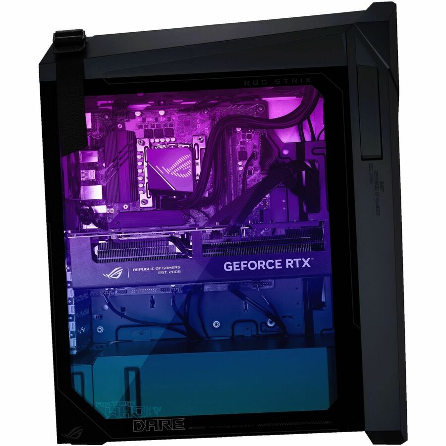 Right Image for Asus ROG G16CHR G16CHR-DS776S Gaming Desktop Computer - Intel Core i7 14th Gen i7-14700F - 32 GB - 1 TB SSD - Mid-tower - Gray