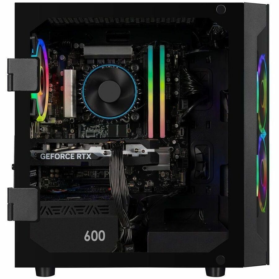 Right Image for CLX SET TGMSETRTA5501BM Gaming Desktop Computer - Intel Core i5 14th Gen i5-14400F - 32 GB - 2 TB SSD - Mini-tower - Black