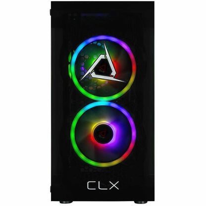 Front Image for CLX SET TGMSETRTA5501BM Gaming Desktop Computer - Intel Core i5 14th Gen i5-14400F - 32 GB - 2 TB SSD - Mini-tower - Black