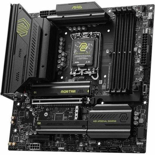 Main Image for MSI MAG B860M MORTAR WIFI Gaming Desktop Motherboard - Intel B860 Chipset - Socket LGA-1851 - Micro ATX