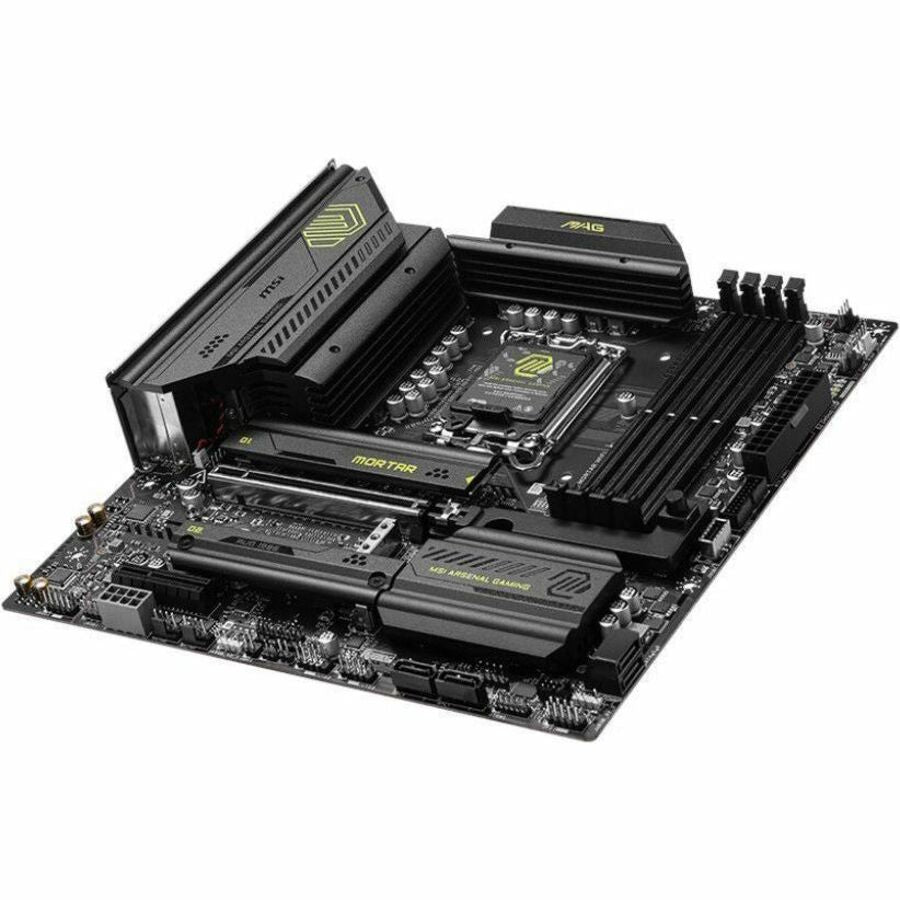 Alternate-Image2 Image for MSI MAG B860M MORTAR WIFI Gaming Desktop Motherboard - Intel B860 Chipset - Socket LGA-1851 - Micro ATX