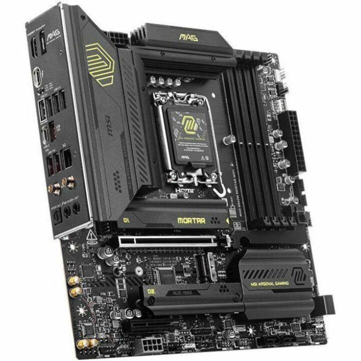 Alternate-Image4 Image for MSI MAG B860M MORTAR WIFI Gaming Desktop Motherboard - Intel B860 Chipset - Socket LGA-1851 - Micro ATX