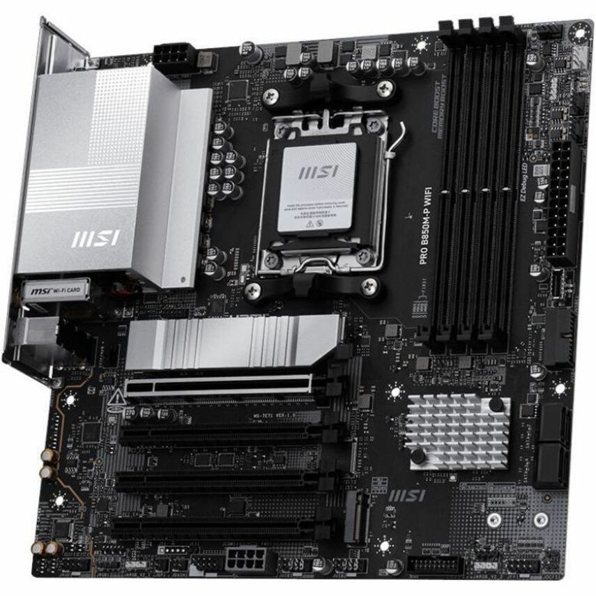 Alternate-Image2 Image for MSI B850M-P WIFI Gaming Desktop Motherboard - AMD B850 Chipset - Socket AM5 - Micro ATX