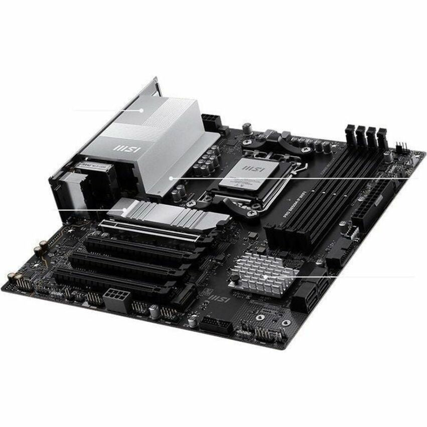 Alternate-Image5 Image for MSI B850M-P WIFI Gaming Desktop Motherboard - AMD B850 Chipset - Socket AM5 - Micro ATX
