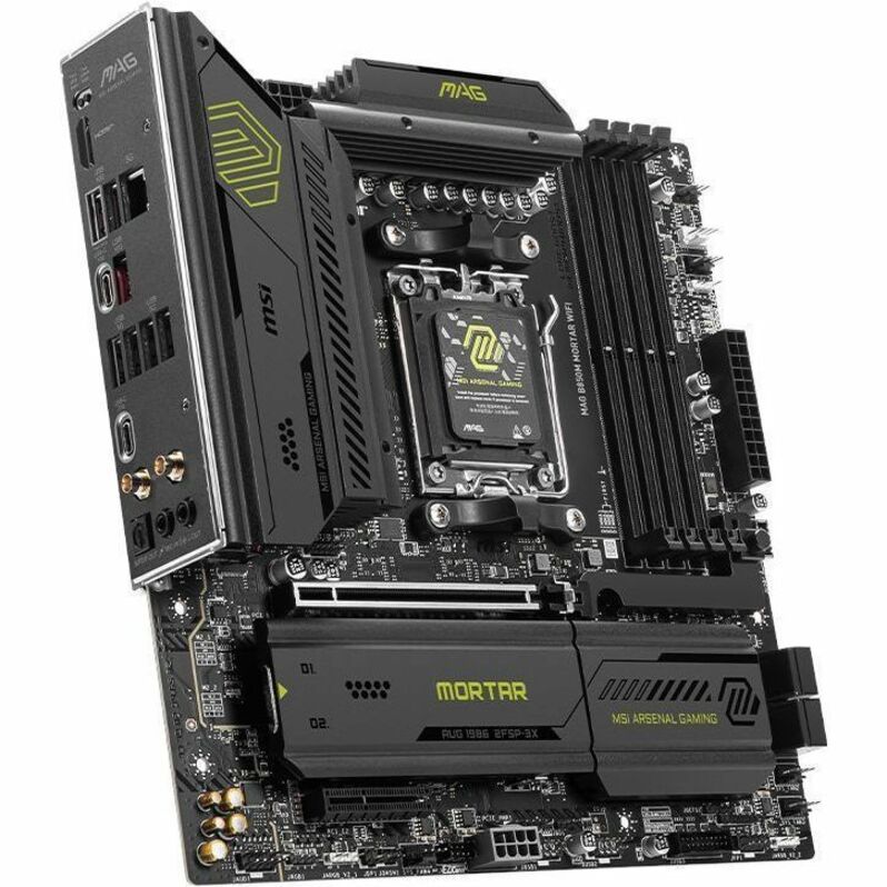 Alternate-Image2 Image for MSI MAG B850M MORTAR WIFI Gaming Desktop Motherboard - AMD B850 Chipset - Socket AM5 - Micro ATX
