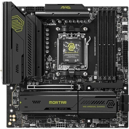 Alternate-Image1 Image for MSI MAG B850M MORTAR WIFI Gaming Desktop Motherboard - AMD B850 Chipset - Socket AM5 - Micro ATX