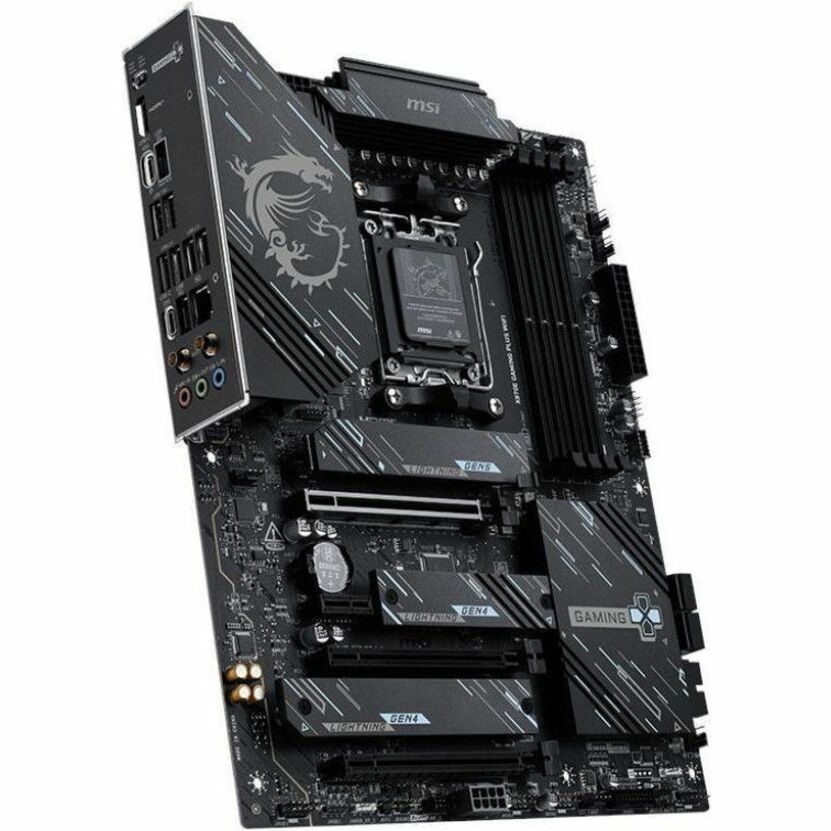 Alternate-Image2 Image for MSI X870E GAMING PLUS WIFI Gaming Desktop Motherboard - AMD X870E Chipset - Socket AM5 - ATX
