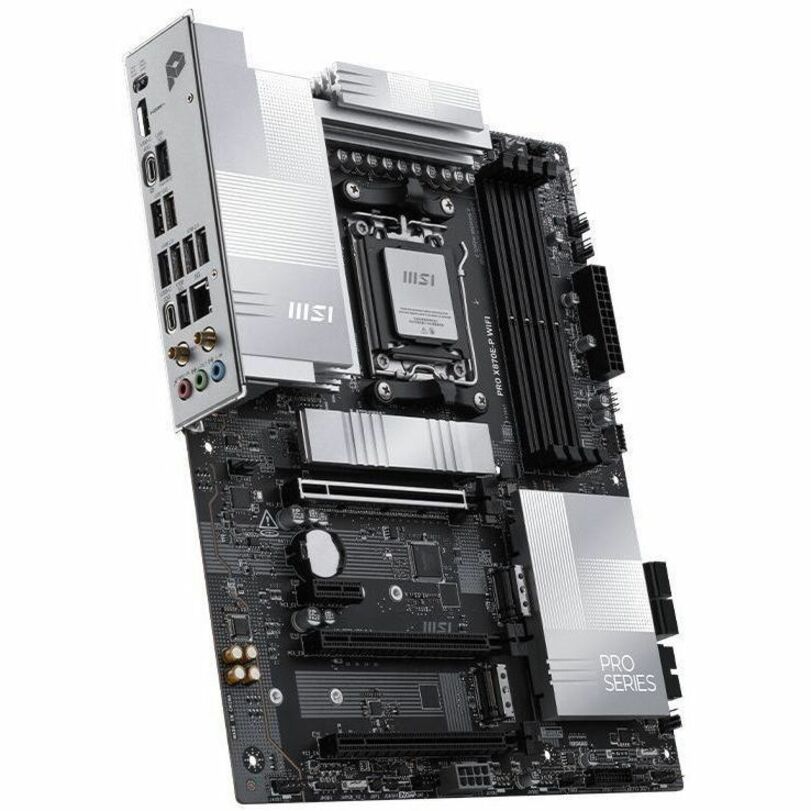 Alternate-Image3 Image for MSI PRO X870E-P WIFI Gaming Desktop Motherboard - AMD X870E Chipset - Socket AM5 - ATX