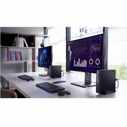 Alternate-Image7 Image for Lenovo ThinkCentre neo 50q Gen 5 13B90031US Desktop Computer - Intel Core 7 240H - 16 GB - 512 GB SSD - Tiny - Black