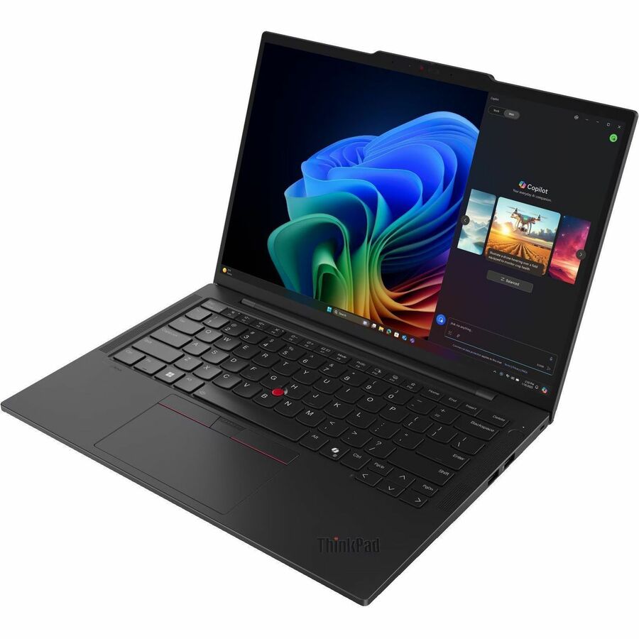 Alternate-Image7 Image for Lenovo ThinkPad T14 Gen 6 21QJ00CSUS 14" Copilot+ PC Notebook - WUXGA - 60 Hz - AMD Ryzen AI 7 PRO 350 - 16 GB - 512 GB SSD - English Keyboard - Black