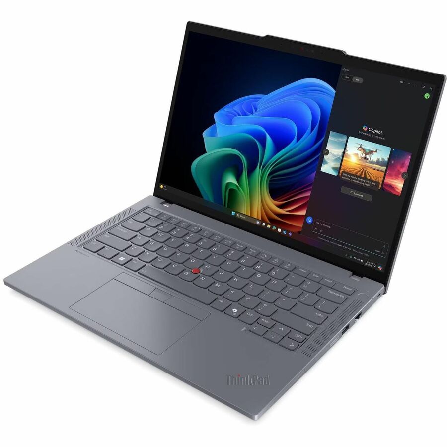Alternate-Image3 Image for Lenovo ThinkPad T14 Gen 6 21QJ00CRUS 14" Copilot+ PC Notebook - WUXGA - 60 Hz - AMD Ryzen AI 5 PRO 340 - 16 GB - 256 GB SSD - English Keyboard - Gray