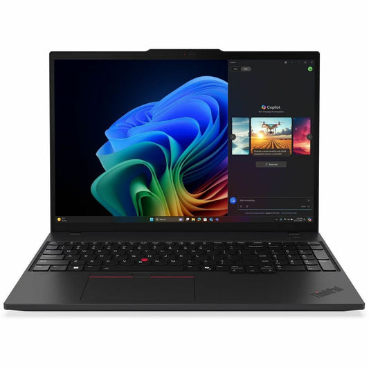Main Image for Lenovo ThinkPad T16 Gen 4 21QN0045US 16" Copilot+ PC Notebook - WUXGA - 60 Hz - AMD Ryzen AI 5 PRO 340 - 16 GB - 256 GB SSD - English Keyboard - Black