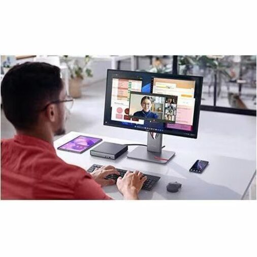 Alternate-Image8 Image for Lenovo ThinkCentre neo 50q Gen 5 13B9002VUS Desktop Computer - Intel Core 5 210H - 8 GB - 256 GB SSD - Tiny - Black