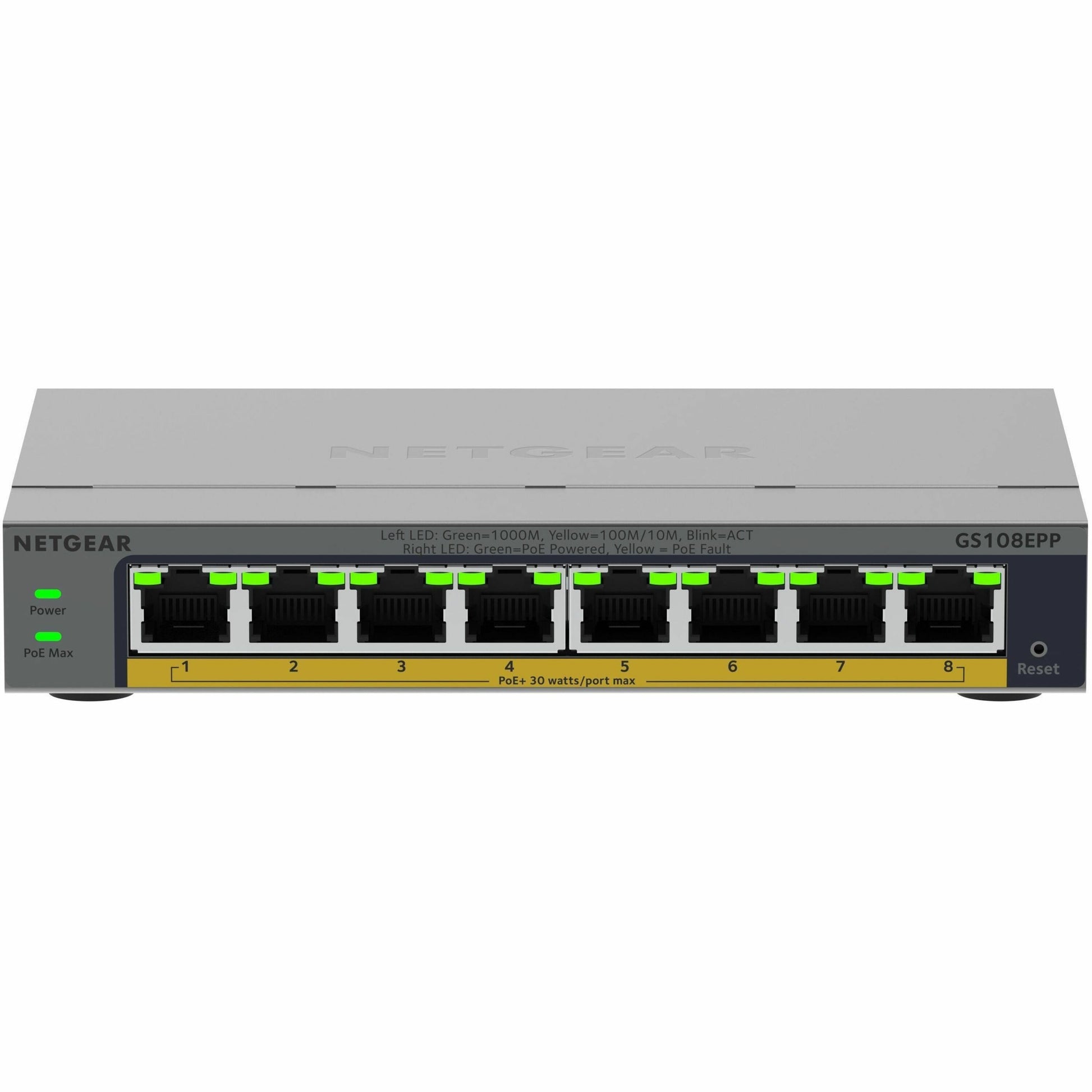Main Image for Netgear Business GS108EPP Ethernet Switch