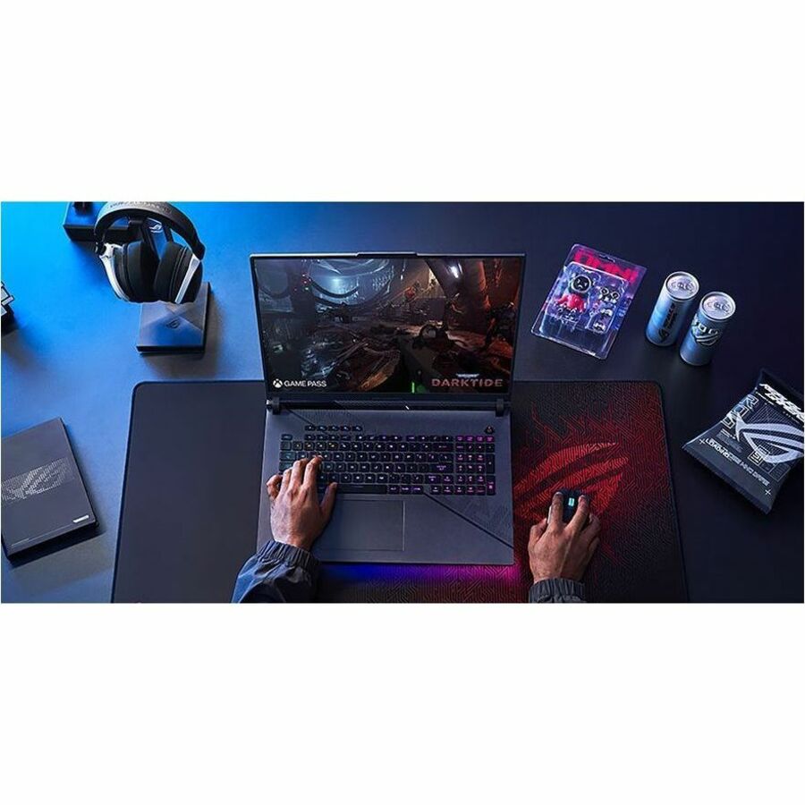 Life-Style Image for Asus ROG Strix G18 G814 G814FM-DS95 18" Gaming Notebook - 144 Hz - AMD Ryzen 9 9955HX - 16 GB - 2 TB SSD