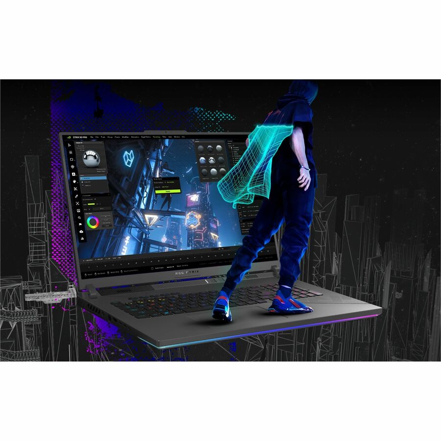Alternate-Image8 Image for Asus ROG Strix G18 G814 G814FM-DS95 18" Gaming Notebook - 144 Hz - AMD Ryzen 9 9955HX - 16 GB - 2 TB SSD