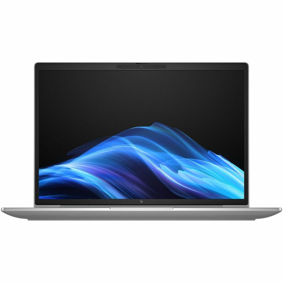 Front Image for HP EliteBook 6 G1a 14" Copilot+ PC Notebook - WUXGA - 60 Hz - AMD Ryzen AI 7 350 - 32 GB - 512 GB SSD - English Keyboard - Pike Silver Aluminum