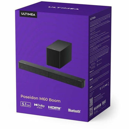 Alternate-Image6 Image for ULTIMEA Poseidon 5.1 Bluetooth Sound Bar Speaker - 340 W RMS - Black