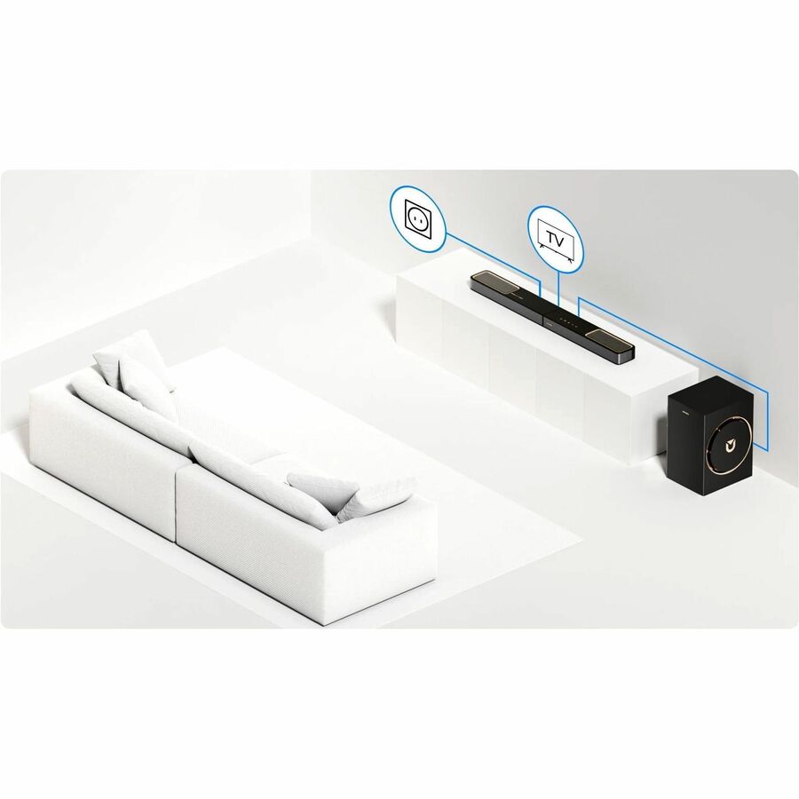 Alternate-Image8 Image for ULTIMEA Skywave F30 3.1.2 Bluetooth Sound Bar Speaker - 360 W RMS