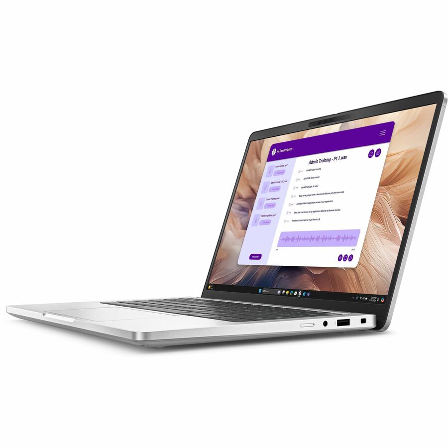 Alternate-Image2 Image for Dell Pro 13 Plus PB13250 13.3" Clamshell Copilot+ PC Notebook - Full HD Plus - 60 Hz - Intel Core Ultra 5 236V - vPro Technology - 16 GB - 512 GB SSD - English (US) Keyboard - Aluminum