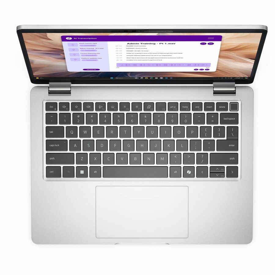 Alternate-Image3 Image for Dell Pro 13 Plus PB13250 13.3" Clamshell Copilot+ PC Notebook - Full HD Plus - 60 Hz - Intel Core Ultra 5 236V - vPro Technology - 16 GB - 512 GB SSD - English (US) Keyboard - Aluminum