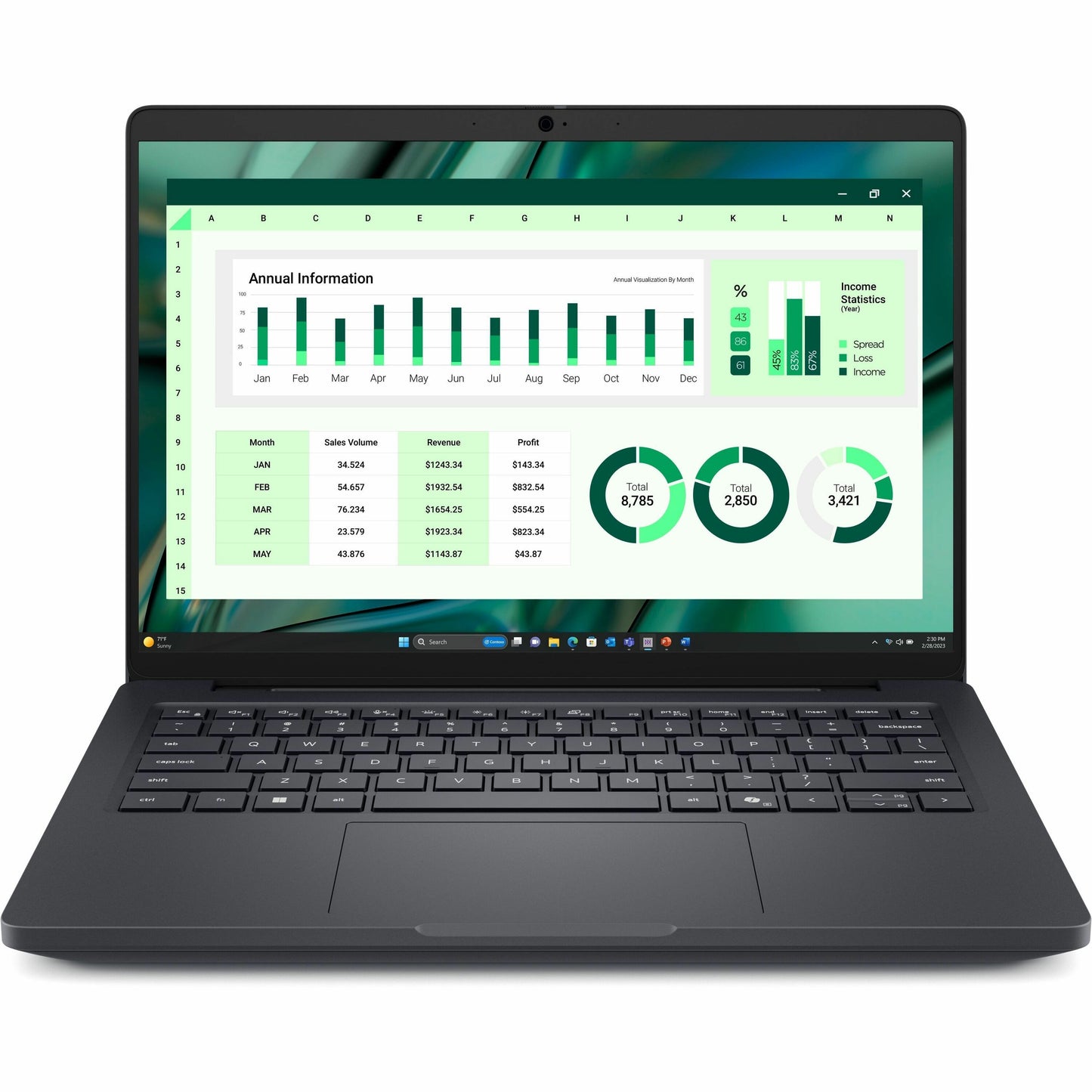 Main Image for Dell Pro Max MC14250 14" Copilot+ PC Mobile Workstation - Full HD Plus - 60 Hz - Intel Core Ultra 7 255H - 16 GB - 512 GB SSD - English (US) Keyboard