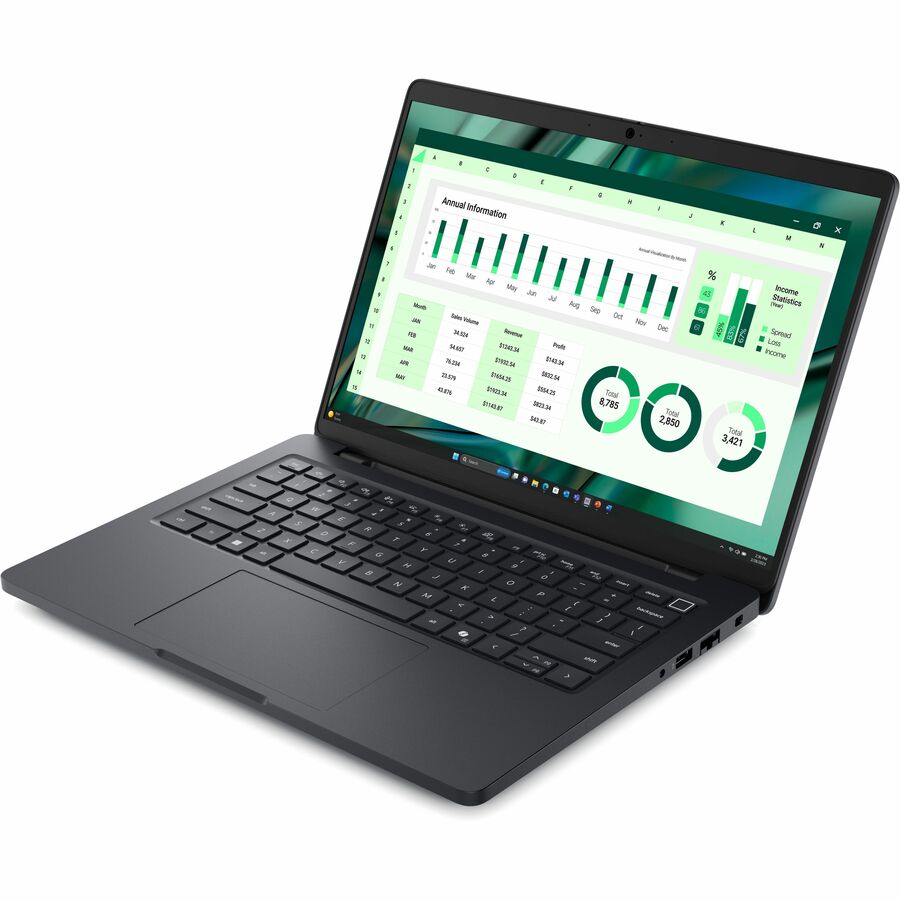 Left Image for Dell Pro Max MC14250 14" Copilot+ PC Mobile Workstation - Full HD Plus - 60 Hz - Intel Core Ultra 7 255H - 16 GB - 512 GB SSD - English (US) Keyboard