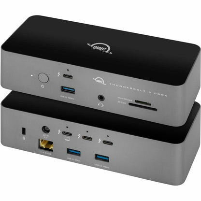 Alternate-Image7 Image for OWC 11-Port Thunderbolt 5 Dock with 140W Power Delivery - 2.5GbE - Up to 3 Displays