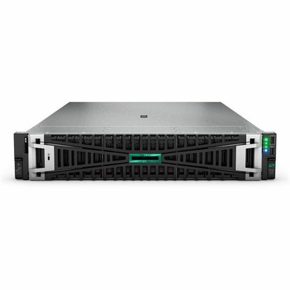 Front Image for HPE ProLiant DL380 G11 2U Rack Server - 1 x Intel Xeon Silver 4410Y 2 GHz - 64 GB RAM - 1.92 TB SSD - (2 x 960GB) SSD Configuration - 12Gb/s SAS, Serial ATA/600, NVMe Controller