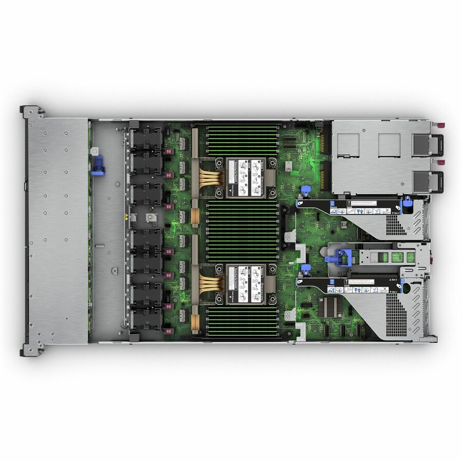 Alternate-Image1 Image for HPE ProLiant DL360 Gen11 1U Rack Server - 1 x Intel Xeon Silver 4510 2.40 GHz - 64 GB RAM - 960 GB SSD - (2 x 480GB) SSD Configuration - Serial ATA/600, 12Gb/s SAS, NVMe Controller