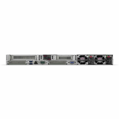 Rear Image for HPE ProLiant DL360 Gen11 1U Rack Server - 1 x Intel Xeon Silver 4510 2.40 GHz - 64 GB RAM - 960 GB SSD - (2 x 480GB) SSD Configuration - Serial ATA/600, 12Gb/s SAS, NVMe Controller