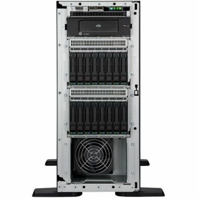 Alternate-Image2 Image for HPE ProLiant ML110 G11 4.5U Tower Server - 1 x Intel Xeon Gold 5416S 2 GHz - 64 GB RAM - 1.92 TB SSD - (2 x 960GB) SSD Configuration - NVMe, Serial ATA/600, 12Gb/s SAS Controller