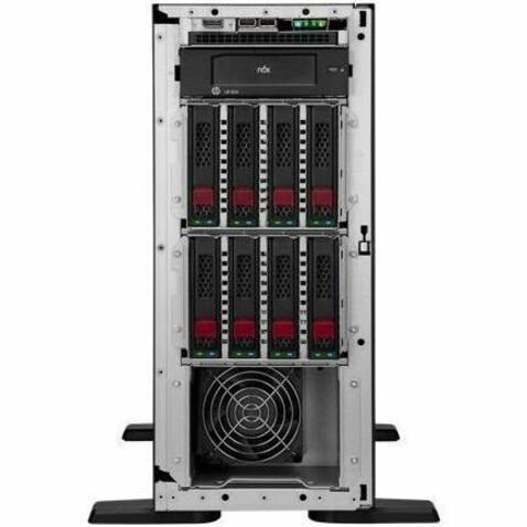 Alternate-Image4 Image for HPE ProLiant ML110 G11 4.5U Tower Server - 1 x Intel Xeon Gold 5416S 2 GHz - 64 GB RAM - 1.92 TB SSD - (2 x 960GB) SSD Configuration - NVMe, Serial ATA/600, 12Gb/s SAS Controller