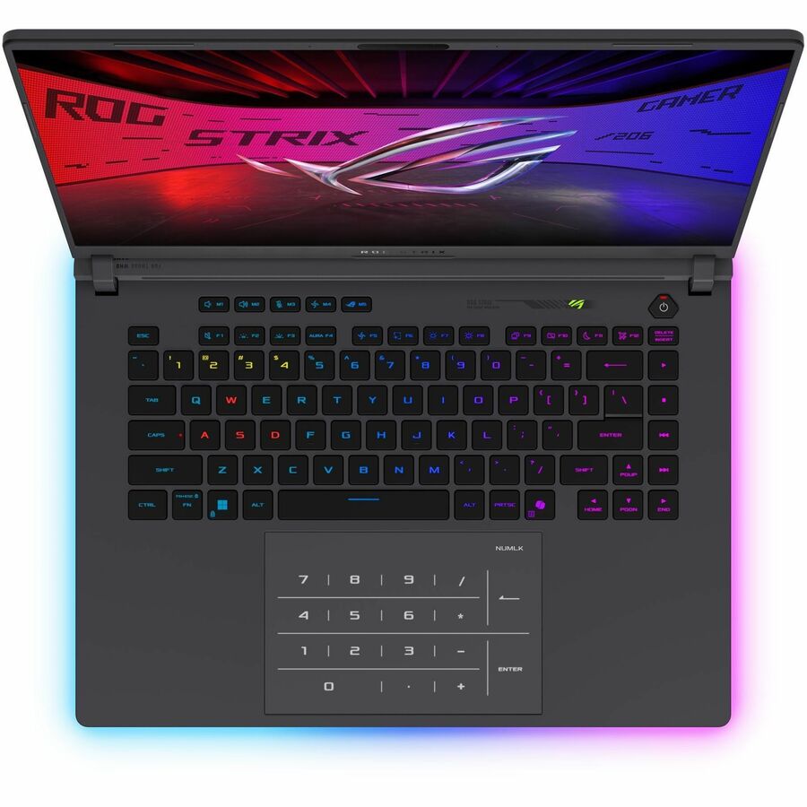 Alternate-Image1 Image for Asus ROG Strix G16 G615 G615JMR-DS94 16" Gaming Notebook - WUXGA - Intel Core i9 14th Gen i9-14900HX - 16 GB - 1 TB SSD - Eclipse Gray