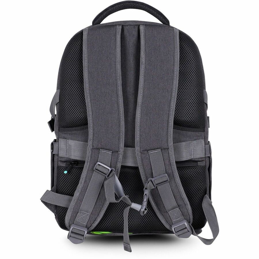 Rear Image for Urban Factory HEAVEE GREEN Carrying Case (Backpack) for 10.5" to 14.1" Notebook - Dark Gray
