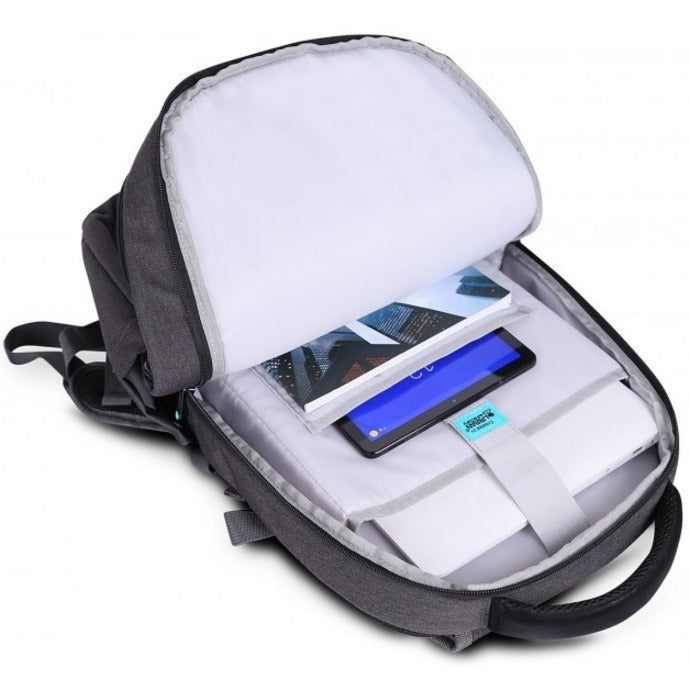 Alternate-Image3 Image for Urban Factory Carrying Case (Backpack) for 10.5" to 17.3" Notebook, Tablet, Smartphone - Gray/Black