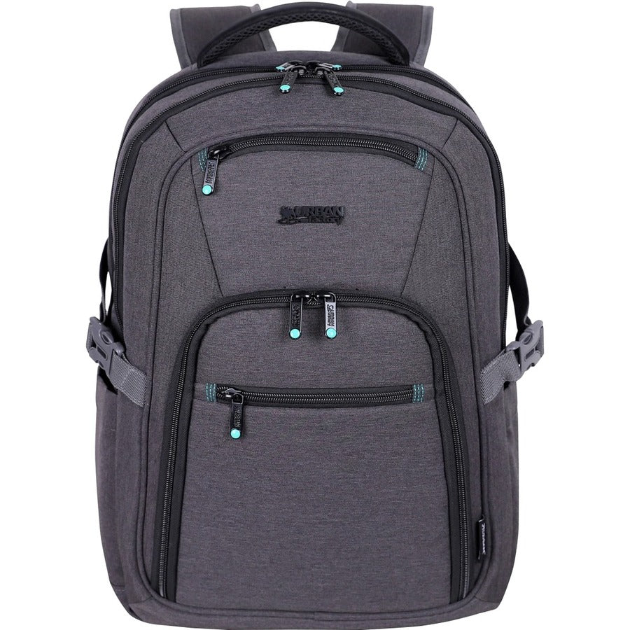 Front Image for Urban Factory Carrying Case (Backpack) for 10.5" to 17.3" Notebook, Tablet, Smartphone - Gray/Black