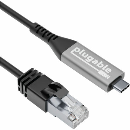 Main Image for Plugable USB C to Ethernet Cable: USBC to RJ45 Ethernet Cord, Directly Connected LAN Gigabit Network Adapter