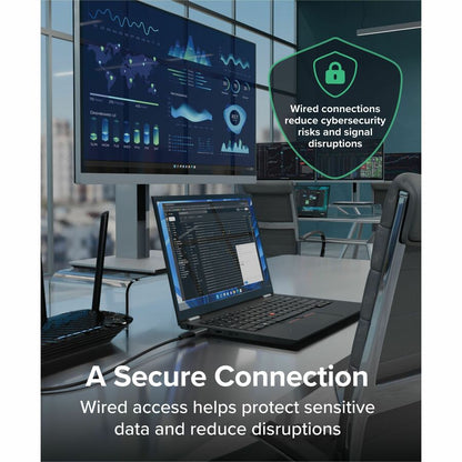 Alternate-Image3 Image for Plugable USB C to Ethernet Cable: USBC to RJ45 Ethernet Cord, Directly Connected LAN Gigabit Network Adapter