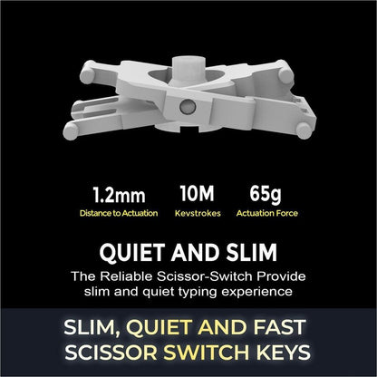 Alternate-Image7 Image for Adesso Bluetooth Keyboard for iPad Pro 11 inch, 1st, 2nd, 3rd, 4th Generation, iPad Air 10.9 inche, 4th, 5th, 6th (M2)