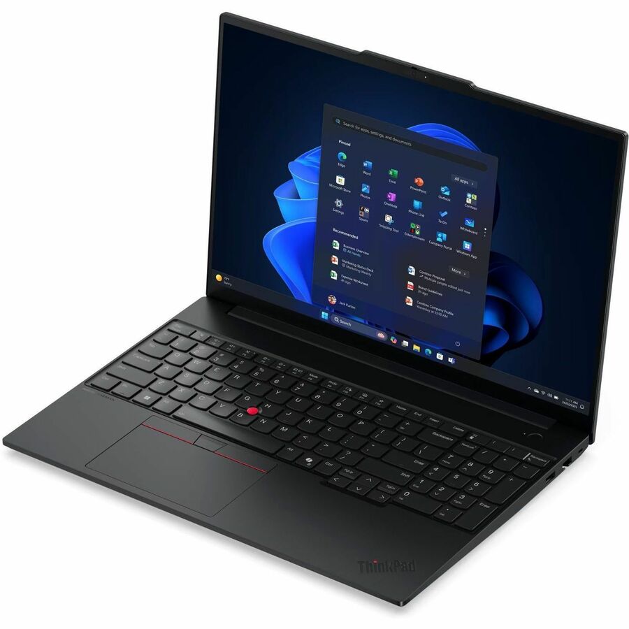 Alternate-Image5 Image for Lenovo ThinkPad E16 Gen 3 21ST0004US 16" Notebook - WUXGA - AMD Ryzen 7 250 - 16 GB - 512 GB SSD - English Keyboard - Black