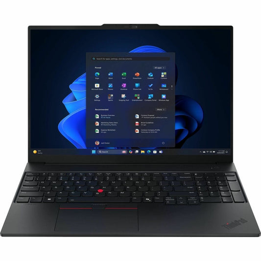 Main Image for Lenovo ThinkPad E16 Gen 3 21ST0008US 16" Touchscreen Notebook - WUXGA - AMD Ryzen 7 250 - 16 GB - 512 GB SSD - English Keyboard - Black