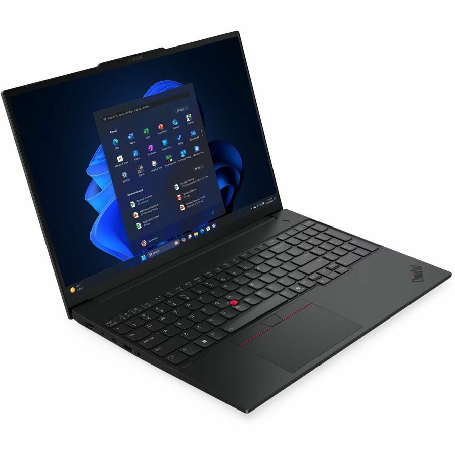 Alternate-Image4 Image for Lenovo ThinkPad E16 Gen 3 21SR0035US 16" Notebook - WUXGA - 60 Hz - Intel Core Ultra 5 225U - 16 GB - 256 GB SSD - English Keyboard - Black