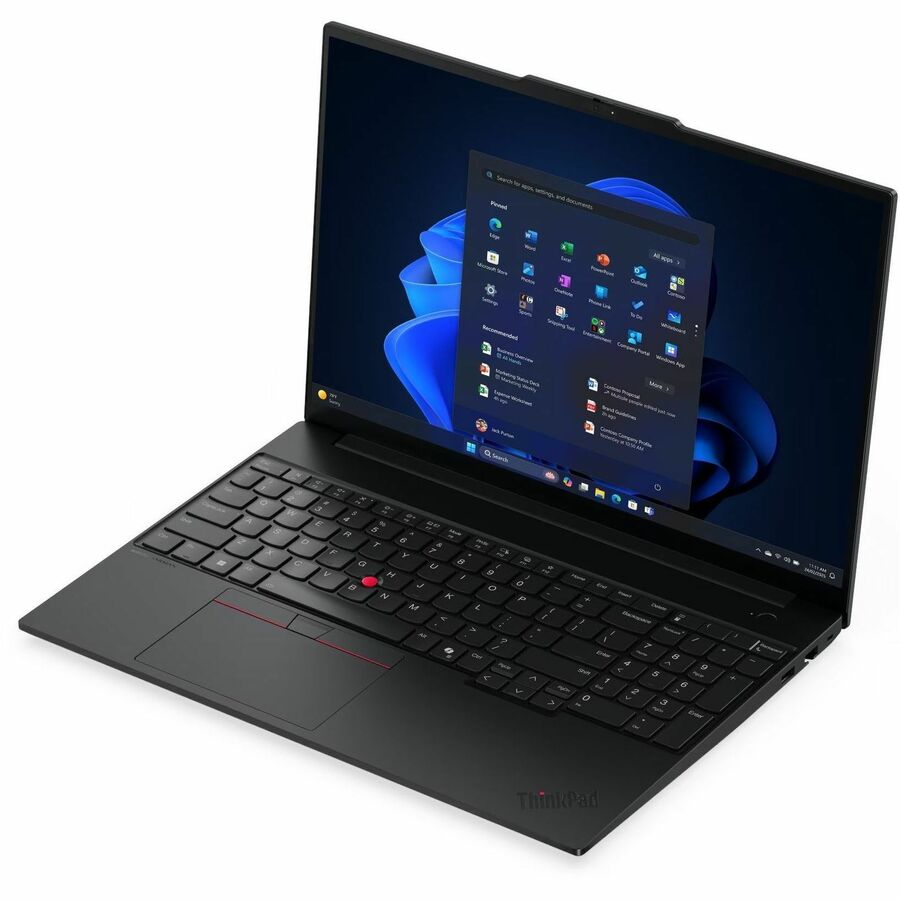 Alternate-Image6 Image for Lenovo ThinkPad E16 Gen 3 21SR0035US 16" Notebook - WUXGA - 60 Hz - Intel Core Ultra 5 225U - 16 GB - 256 GB SSD - English Keyboard - Black